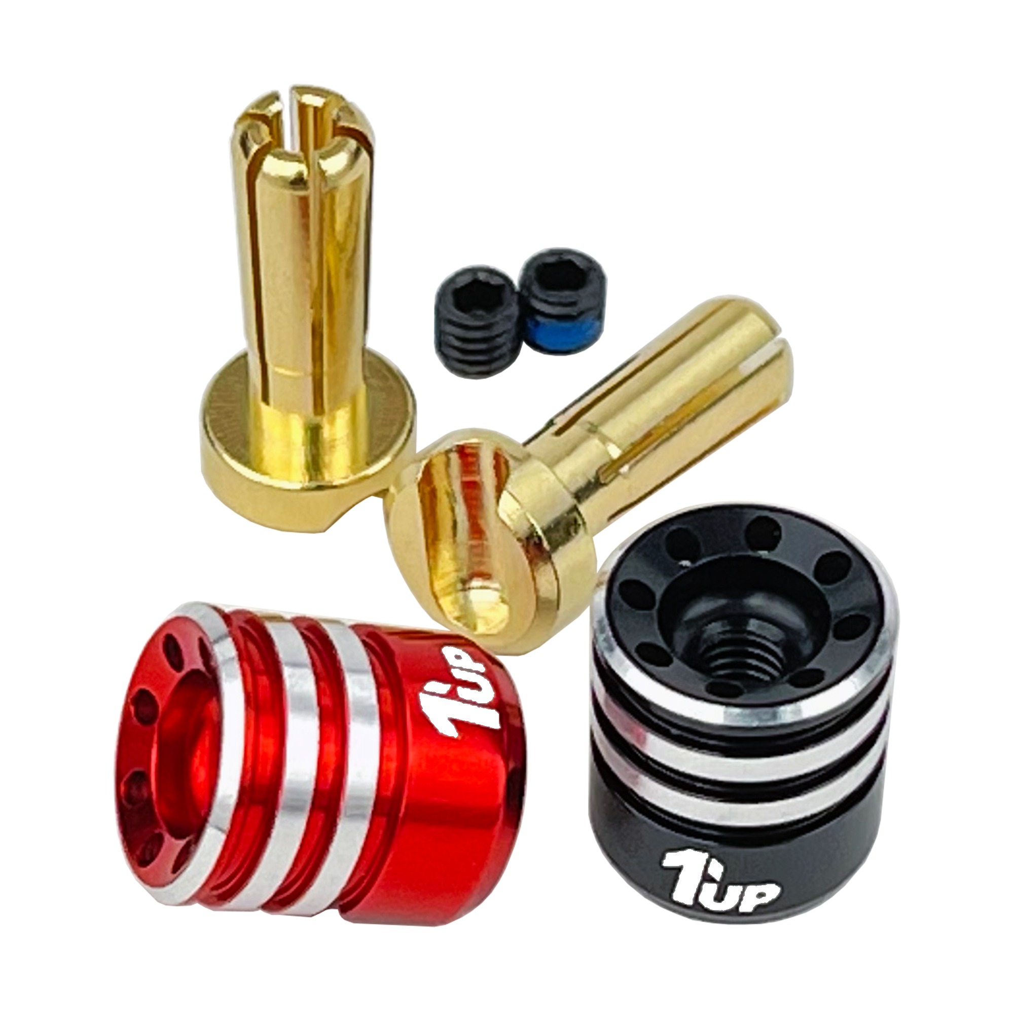 1up Racing Heatsink Bullet Plugs – 4mm (2pcs)