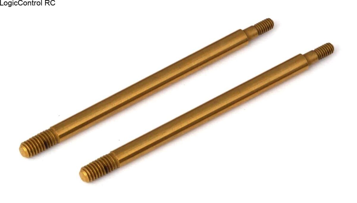 RC8T3 TiN Shock Shafts, 3.5x33.5 mm