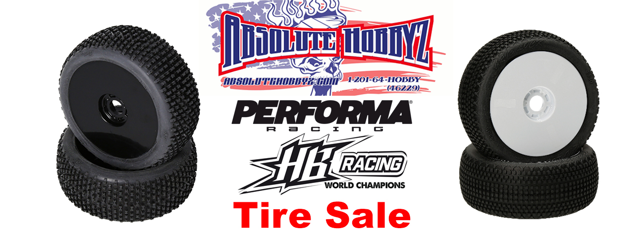 Shop for Performa & HB tire deals at Absolute Hobbyz & save