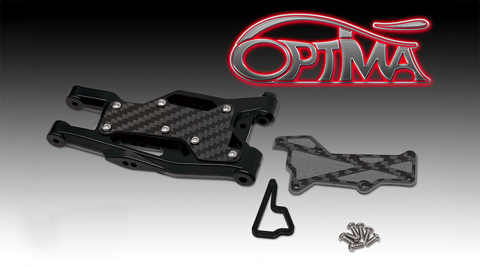 Optima D8 E8WS carbon fiber suspension arm inserts 1