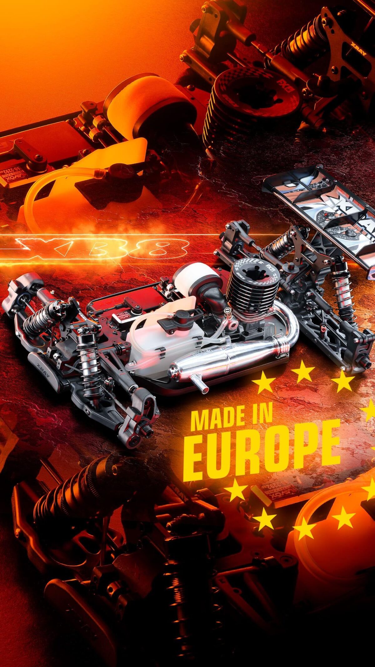 XRAY XB8'25 - 1/8 Luxury Nitro Off-Road Car - Image 19