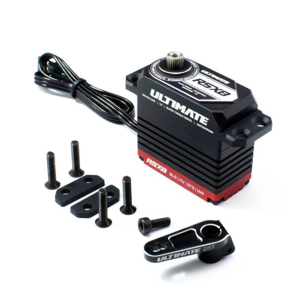 SERVO ULTIMATE RSX8 BRUSHLESS 37KG 0.075S 1/8 + CABEÇOTE UR1811-25 - Image 4