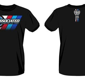 T-Shirt Team Associated WC22, preta, médio