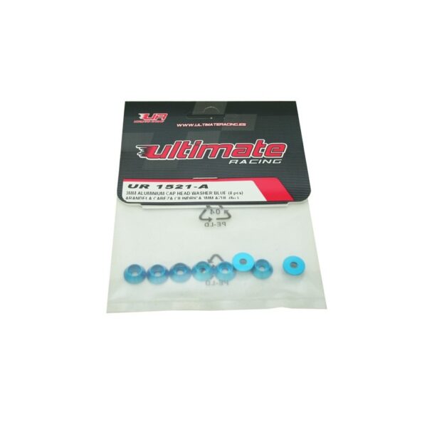 ANILHA CABEÇA CILÍNDRICA 3MM AZUL (8u.)