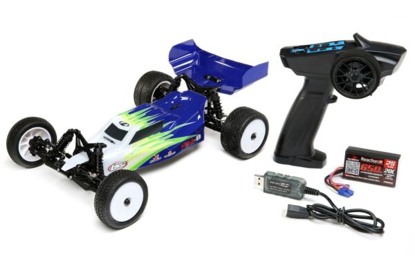 LOSI Mini-B 1/16 Brushed Buggy 2WD RTR Blue