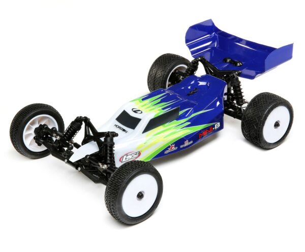 LOSI Mini-B 1/16 Brushed Buggy 2WD RTR Blue - Image 2