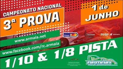 3ª PROVA DO CAMP. NACIONAL 1/10 200 e 1/8 Pista