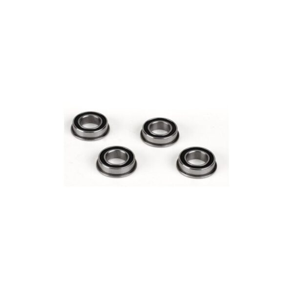 8x14x4 Flanged Rubber Seal Ball Bearing (4):