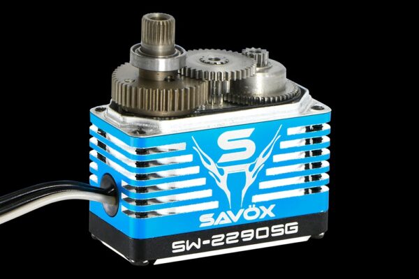 SERVO SAVOX HV CNC MONSTER BRUSHLESS SERVO 55KG/0.13S@7.4V W/PROOF - Image 3