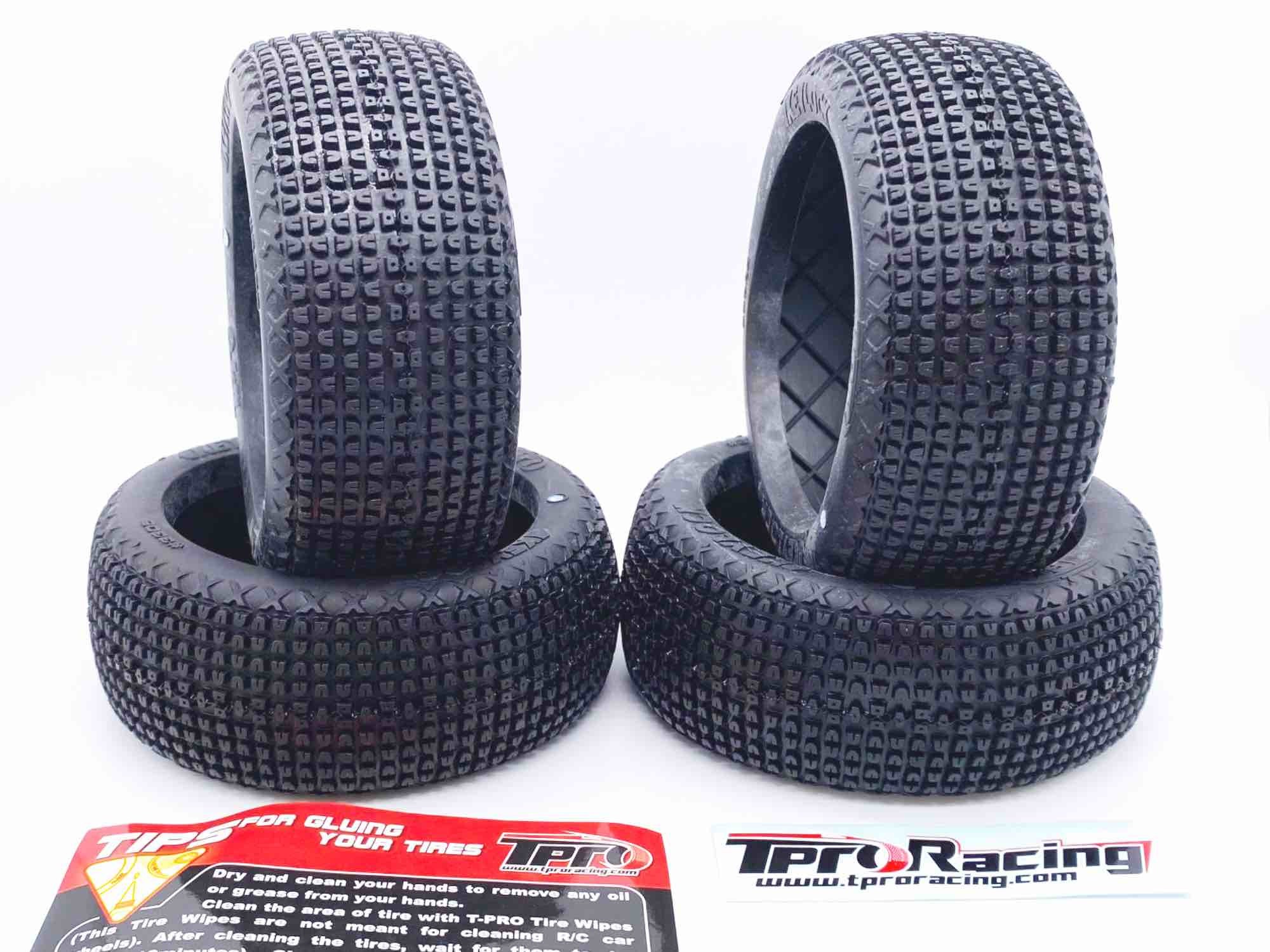 Pneus 1/8TT – KeyLock – Branco = t4 = super soft (4) Pneus