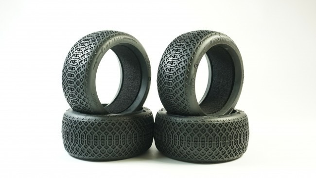 Pneus 1/8TT – Matrix – Branco = t4 = super soft (4) Pneus