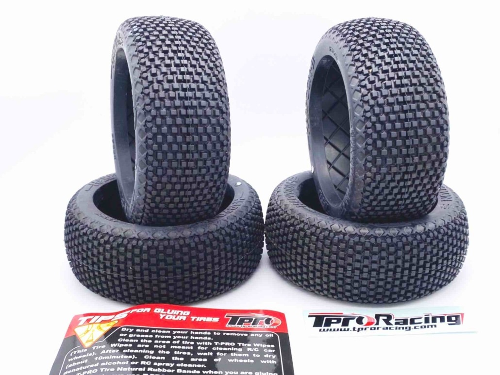 Pneus 1/8TT – Harpoon – Amarelo = t2 = medium (4) Pneus