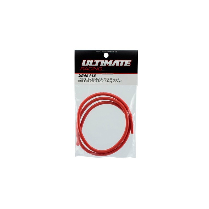 CABO SILICONE VERMELHO 14awg (50cm)