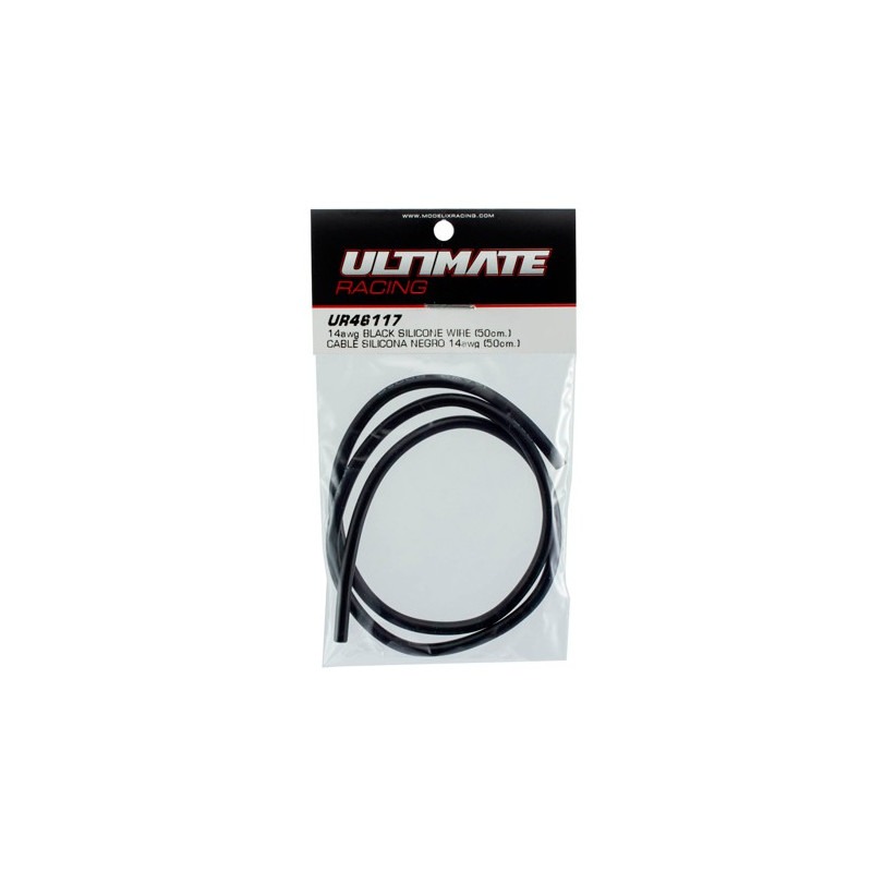 CABO SILICONE PRETO 14awg (50cm)