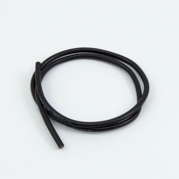 CABO SILICONE PRETO 16awg (50cm) - Image 2
