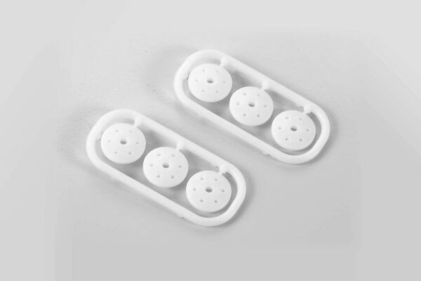 SHOCK PISTON SET 6-HOLE (1.2, 1.3, 1.4MM) - DELRIN