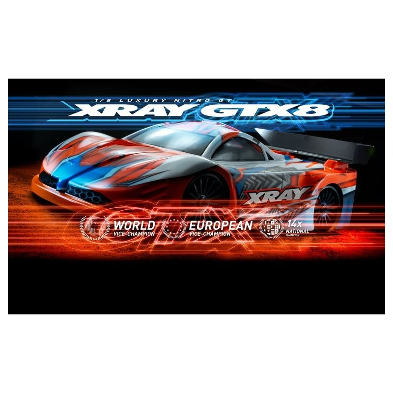 XRAY GTX’24 – 1/8 Luxury Nitro On-Road GT Car