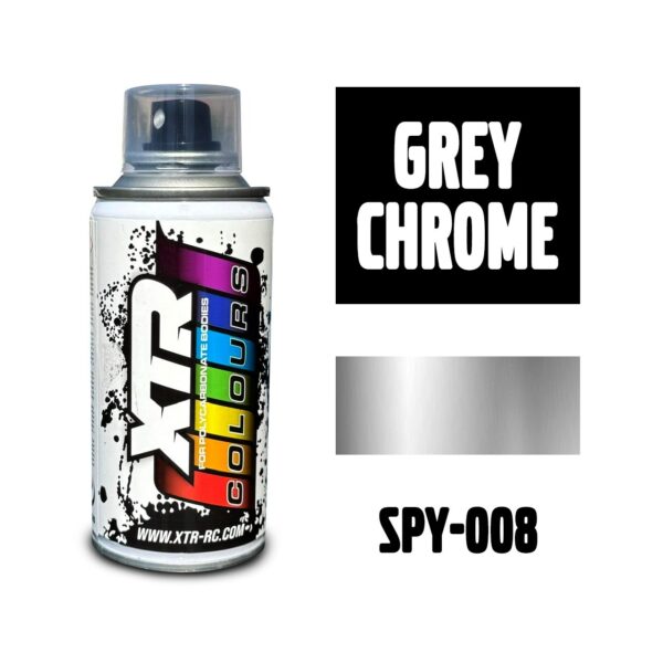 Cinza Cromo - 150ml XTR Colours Lexan Spray
